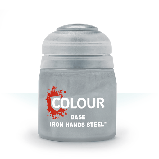 Base - Iron Hands Steel - Acrylic Paint 12ML - Paint -  Games Workshop