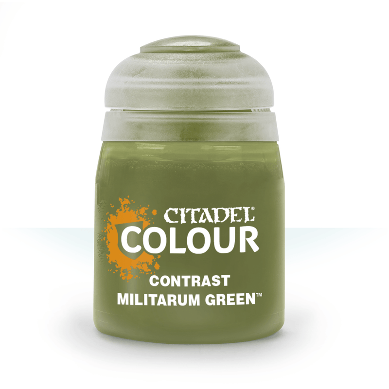 Contrast - Militarum Green - Acrylic Paint 18ML - Paint -  Games Workshop