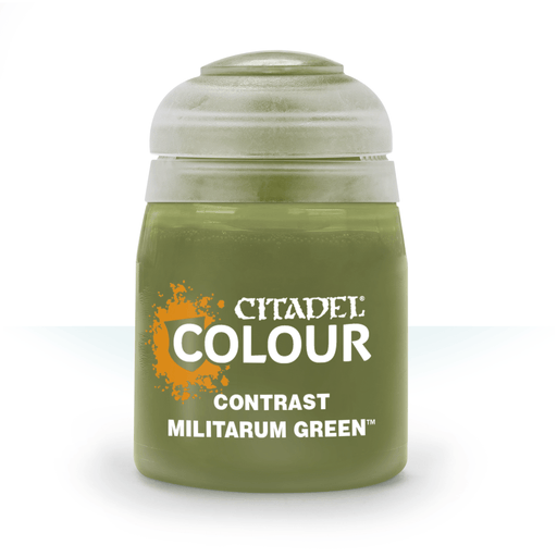 Contrast - Militarum Green - Acrylic Paint 18ML - Paint -  Games Workshop