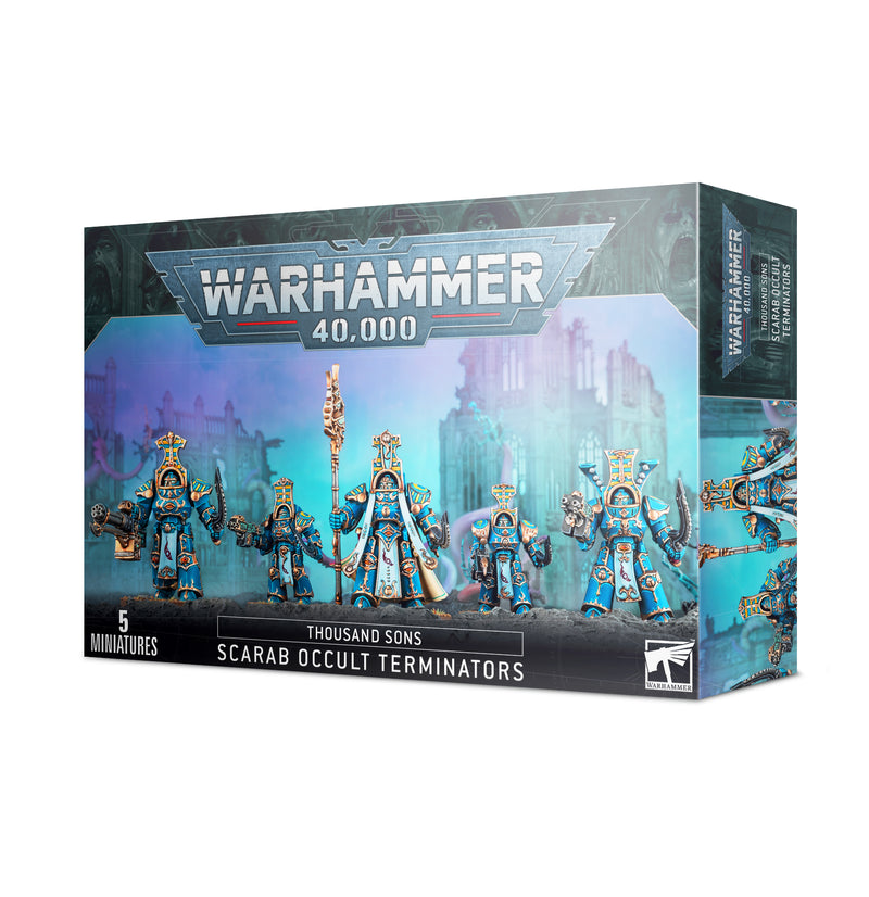 Warhammer 40,000 - Thousand Sons - Scarab Occult Terminators - Miniature -  Games Workshop