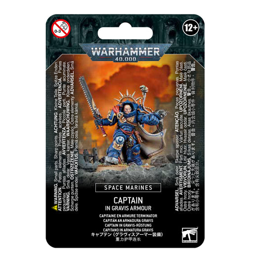 Warhammer 40,000 - Space Marines - Captain in Gravis Armour - Miniature -  Games Workshop
