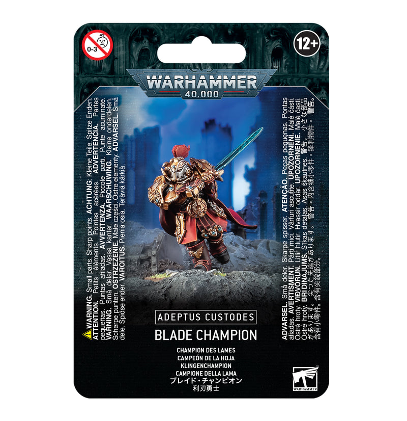 Warhammer 40,000 - Adeptus Custodes - Blade Champion - Miniature -  Games Workshop