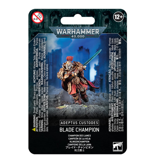 Warhammer 40,000 - Adeptus Custodes - Blade Champion - Miniature -  Games Workshop