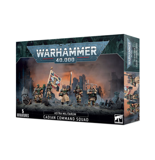 Astra Militarum - Cadian Command Squad - Miniature -  Games Workshop