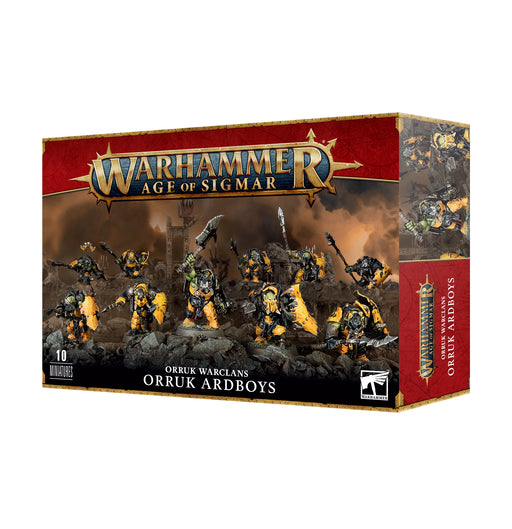 Warhammer: Age of Sigmar - Orruk Warclans - Orruk Ardboys - Miniature -  Games Workshop