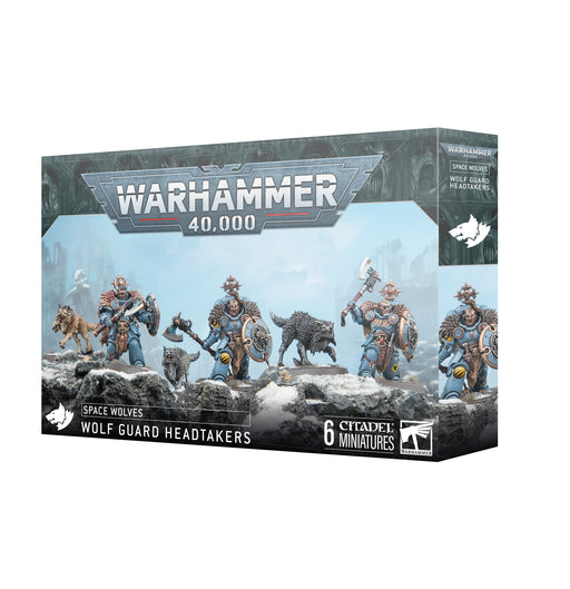 Warhammer 40,000 - Space Wolves - Wolf Guard Headtakers - Miniature -  Games Workshop