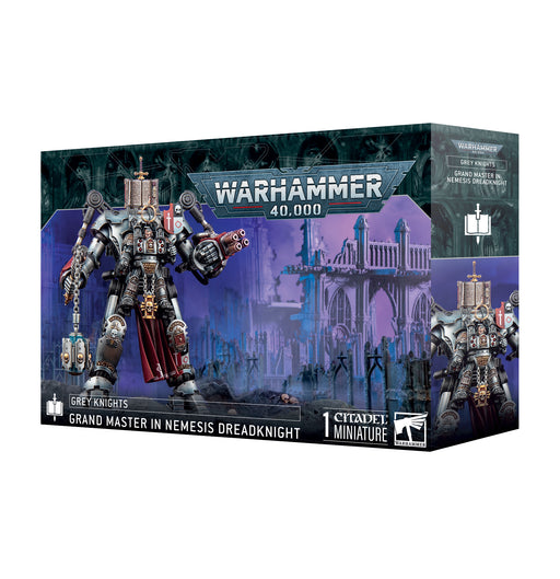 Warhammer 40,000 - Grey Knights - Grandmaster in Nemesis Dreadknight (Preorder September 20) - Miniature -  Games Workshop