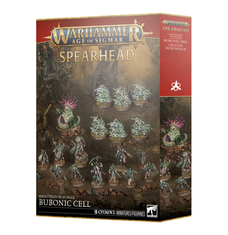 Warhammer: Age of Sigmar - Maggotkin of Nurgle - Spearhead: Bubonic Cell - Miniature -  Games Workshop