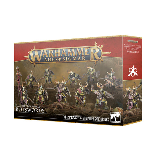 Warhammer: Age of Sigmar - Maggotkin of Nurgle - Rotswords - Miniature -  Games Workshop