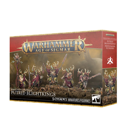 Warhammer: Age of Sigmar - Maggotkin of Nurgle - Putrid Blightkings - Miniature -  Games Workshop