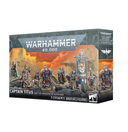 Warhammer 40,000 - Space Marines - Captain Titus and the Wardens of Ultramar - Miniature -  Games Workshop