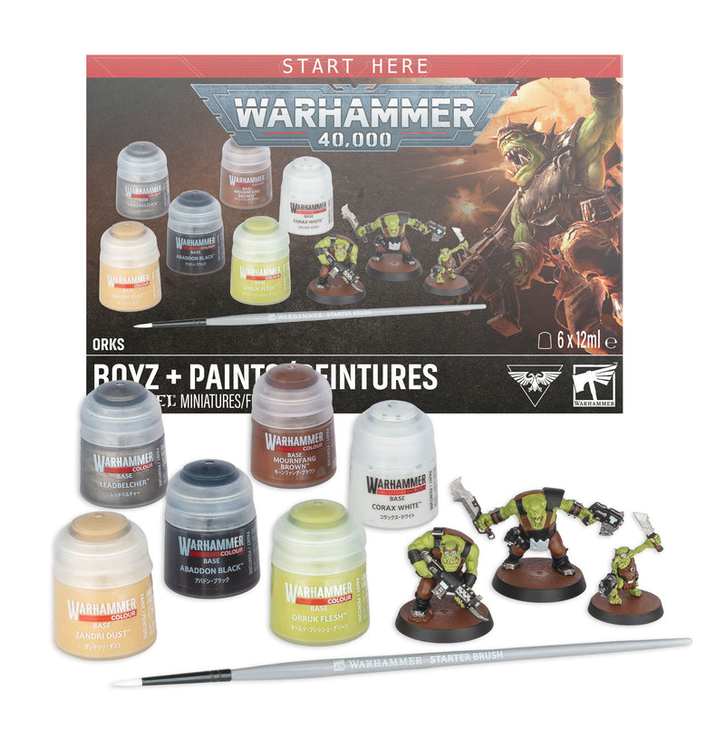 Warhammer 40,000 - Orks + Paints
