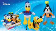 DISNEY PLUSH SMALL - DONALD,PLUTO,GOOFY - plush -  disney