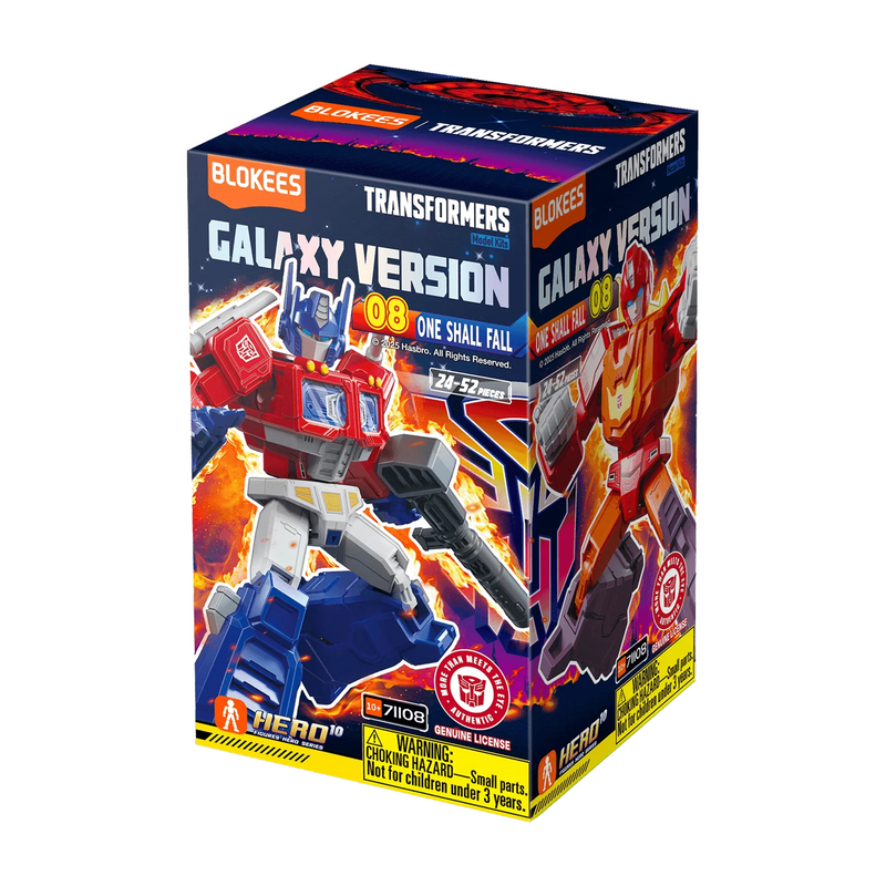 Blokees - Transformers Galaxy Version 08 - One Shall Fall - Set of 9 - Collectables > Action Figures > toys -  Blokees