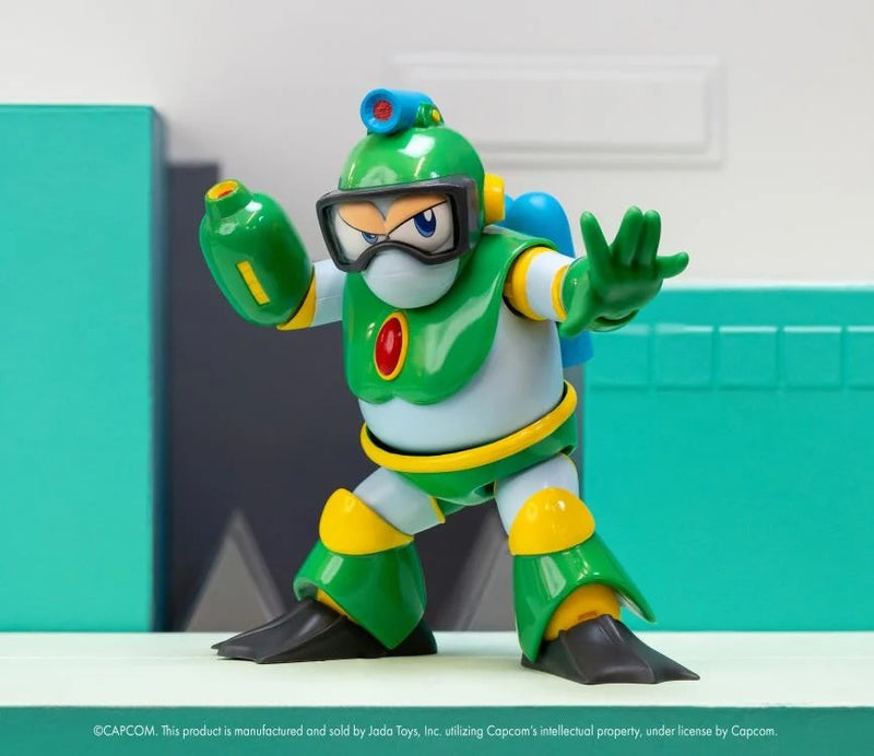 Mega Man - Bubble Man Deluxe 1/12 Scale Action Figure (Preorder Q4 2025) - Collectables > Action Figures > toys -  Jada Toys