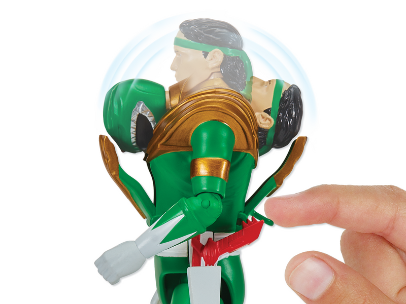 Mighty Morphin Power Rangers Re-Ignition - Auto-Morphin Green Ranger - Collectables > Action Figures > toys -  PLAYMATES