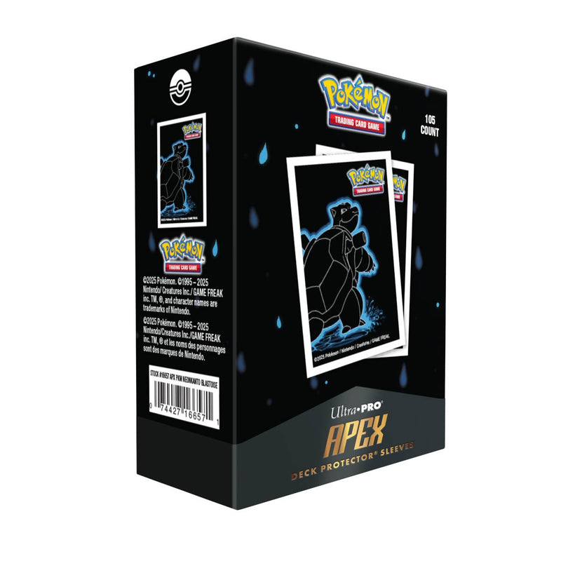 Ultra Pro - Neon Kanto Blastoise 105ct Apex Deck Protector Sleeves for Pokémon - Card Games > Collectables > TCG > CCG -  Ultra Pro