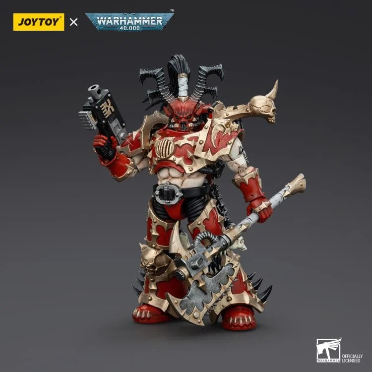 Warhammer 40K - World Eaters - Lord Invocatus with Khrone Juggernaut Daemon - Collectables > Action Figures > toys -  Joy Toy