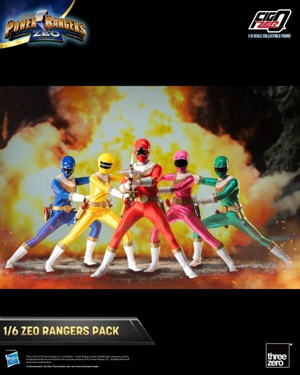 Power Rangers Zeo - FigZero Zeo Rangers 1/6 Scale Figure 5-Pack - Collectables > Action Figures > toys -  ThreeZero