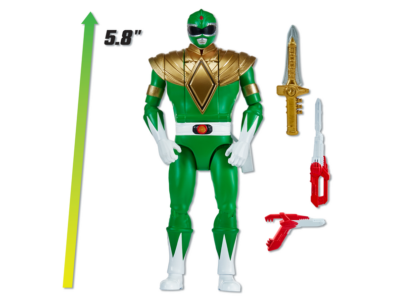Mighty Morphin Power Rangers Re-Ignition - Auto-Morphin Green Ranger - Collectables > Action Figures > toys -  PLAYMATES