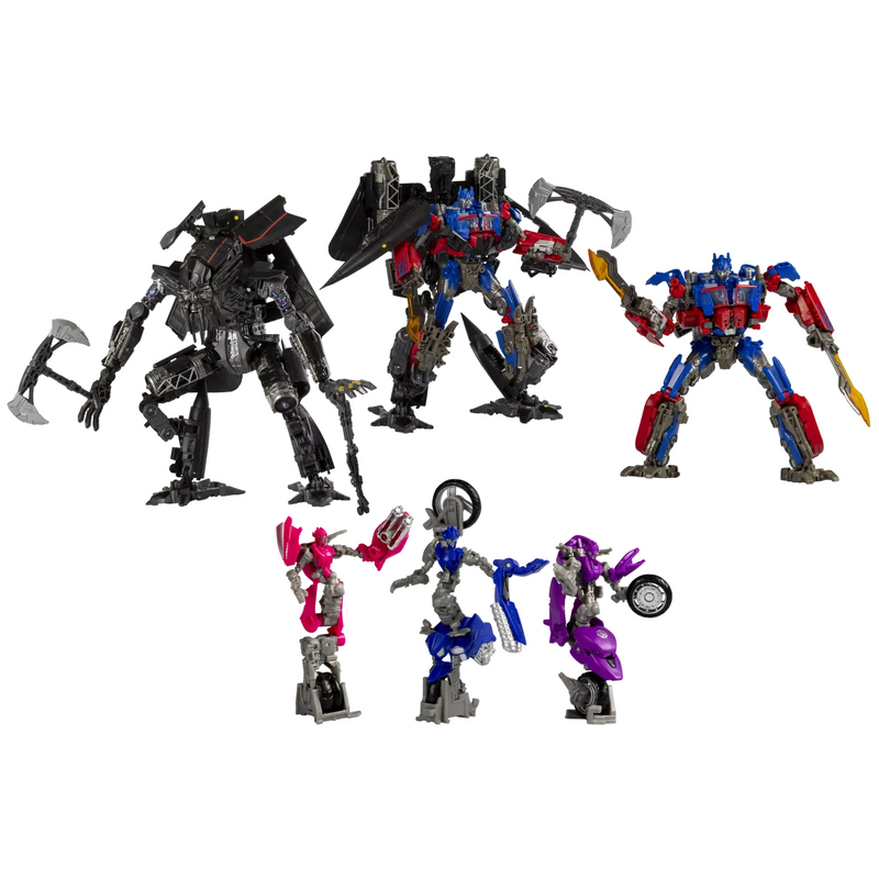 Transformers Studio Series Transformers Revenge of The Fallen 15th Anniversary Autobot Multipack Optimus Prime, Jetfire, Chromia, Elita-1, Arcee - Collectables > Action Figures > toys -  Hasbro