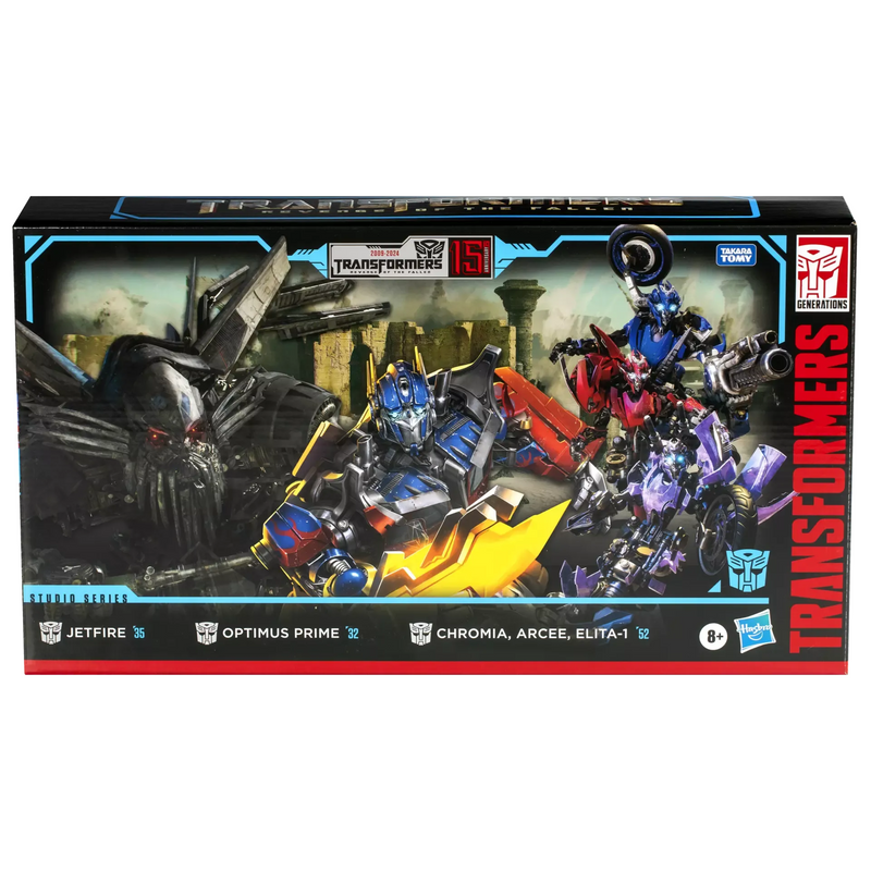 Transformers Studio Series Transformers Revenge of The Fallen 15th Anniversary Autobot Multipack Optimus Prime, Jetfire, Chromia, Elita-1, Arcee - Collectables > Action Figures > toys -  Hasbro