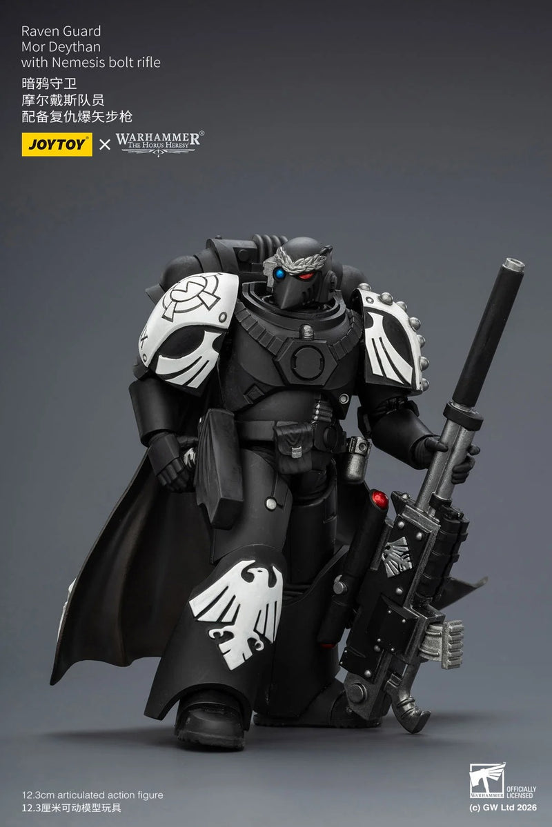 JoyToy - Warhammer: The Horus Heresy Raven Guard Mor Deythan with Nemesis Bolt Rifle 1/18 Scale Action Figure - Collectables > Action Figures > toys -  Joy Toy