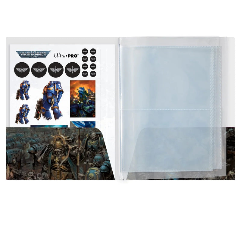 Ultra Pro - Space Marines - Adeptus Astartes Datasheet Folio for Warhammer 40,000 - Miniature -  Ultra Pro