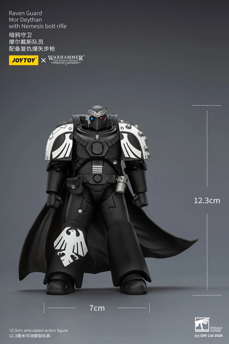 JoyToy - Warhammer: The Horus Heresy Raven Guard Mor Deythan with Nemesis Bolt Rifle 1/18 Scale Action Figure - Collectables > Action Figures > toys -  Joy Toy