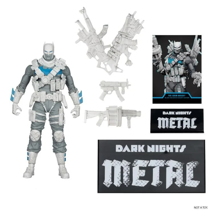 DC - Dark Nights Metal - The Grim Knight (Black & White Accent Edition) - Exclusive - Collectables > Action Figures > toys -  McFarlane Toys