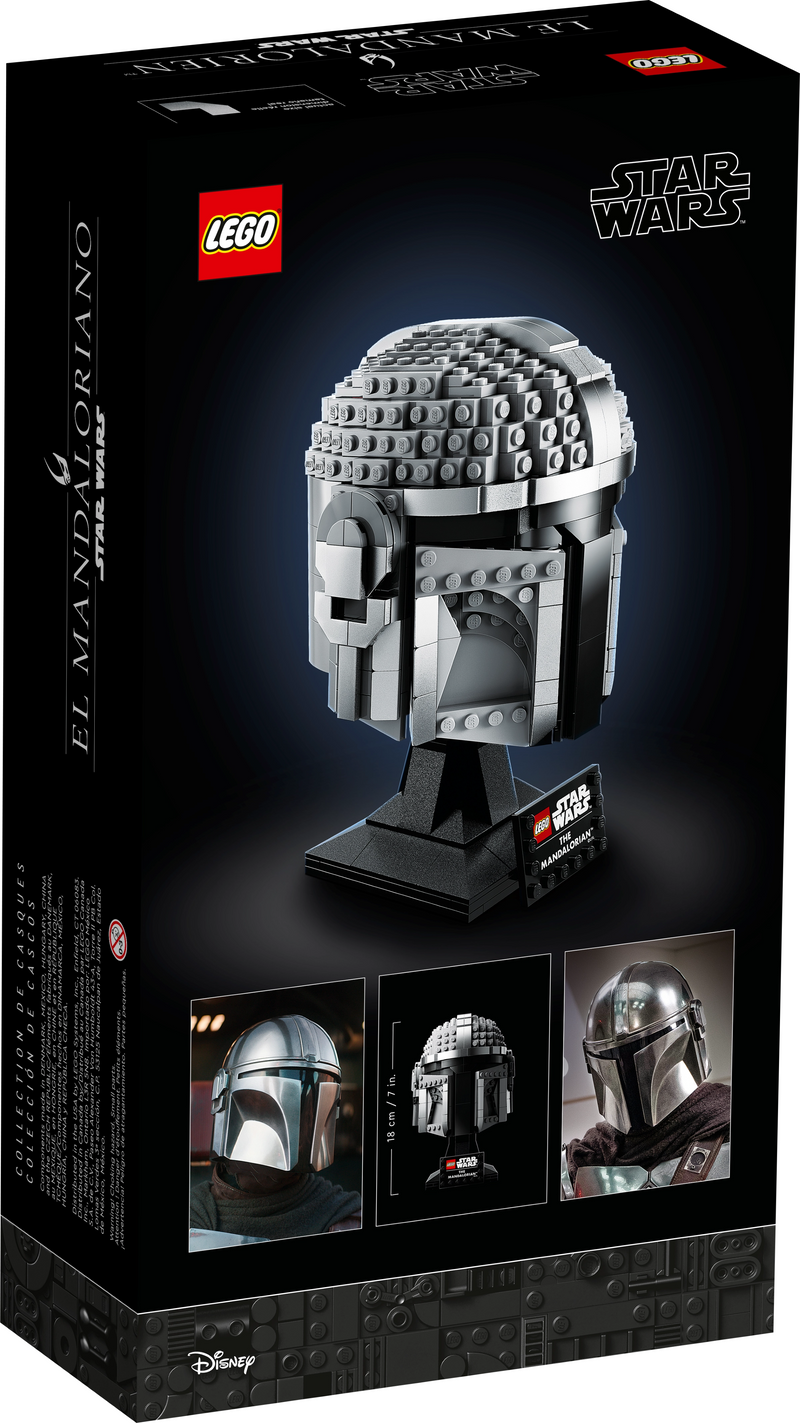 LEGO - The Mandalorian Helmet 75328 - Collectables > Action Figures > toys -  Lego
