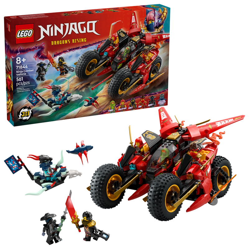 LEGO - Ninja Combat Vehicle 71844 - Collectables > Action Figures > toys -  Lego
