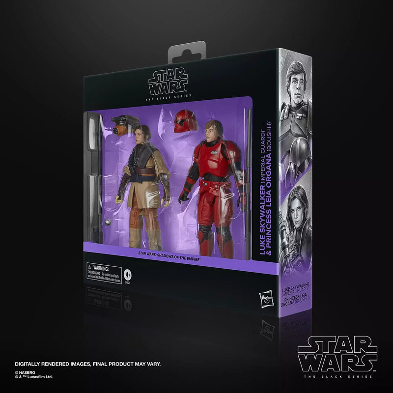 Star Wars The Black Series - Luke Skywalker (Imperial Guard) & Princess Leia Organa (Boushh) - Collectables > Action Figures > toys -  Hasbro