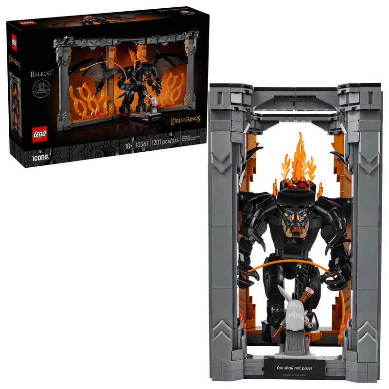 LEGO - The Lord of the Rings: Balrog Book Nook 10367 - Collectables > Action Figures > toys -  Lego