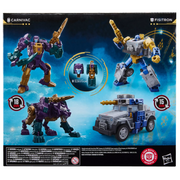 Transformers Age of the Primes Wreck ‘n Doom Collection Fisitron and Carnivac Action Figure 2-Pack - Action figure -  Hasbro