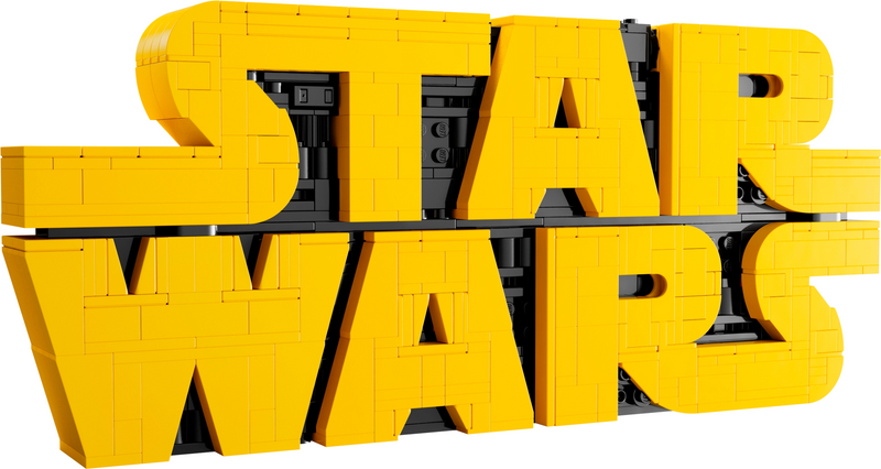 LEGO - Brick-Built Star Wars Logo 75407 - Collectables > Action Figures > toys -  Lego
