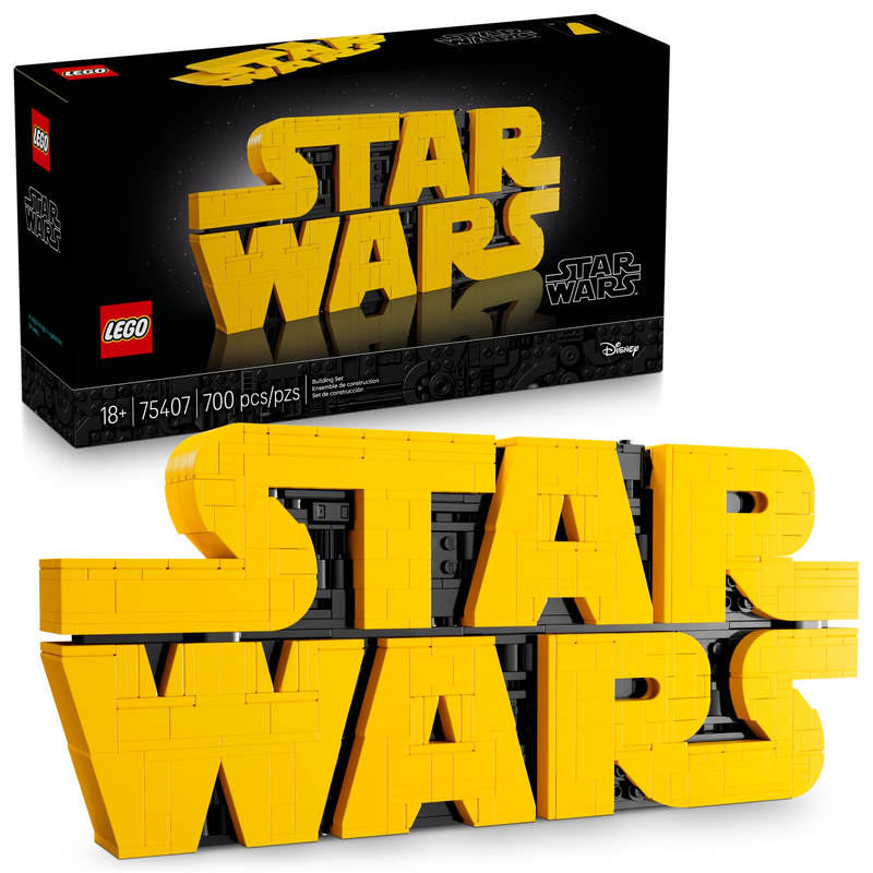 LEGO - Brick-Built Star Wars Logo 75407 - Collectables > Action Figures > toys -  Lego