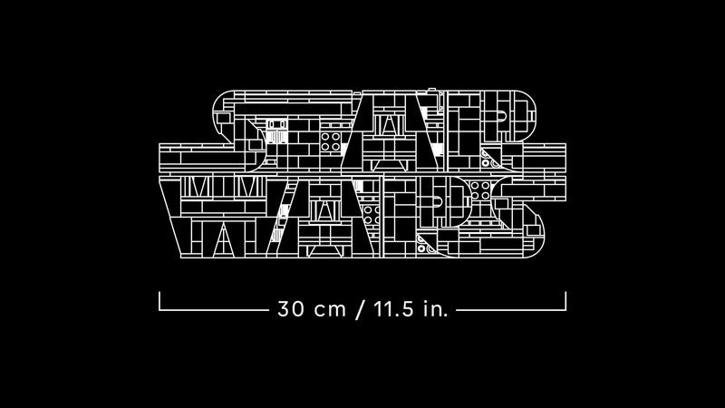 LEGO - Brick-Built Star Wars Logo 75407 - Collectables > Action Figures > toys -  Lego