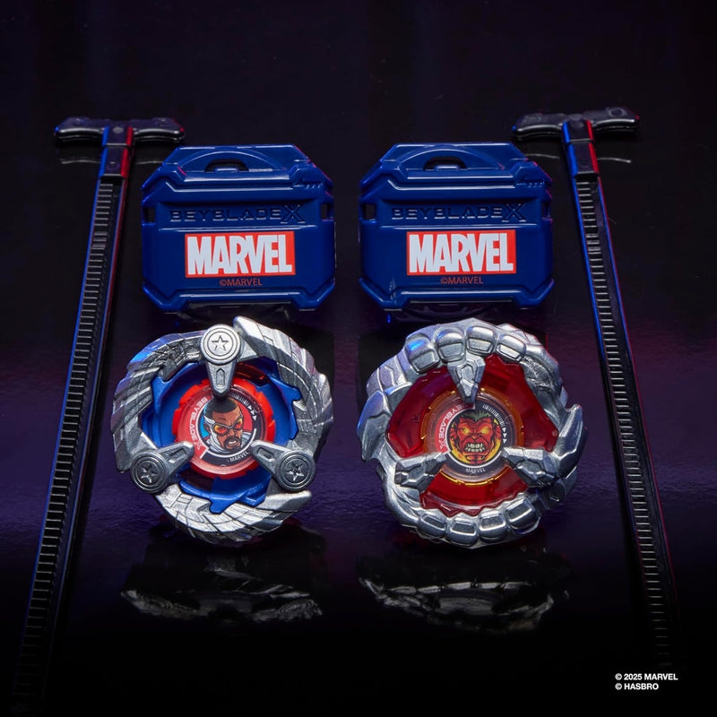 Beyblade X Marvel Collab Captain America 4-70GB vs. Red Hulk 1-80R Multipack - Collectables > Action Figures > toys -  Hasbro
