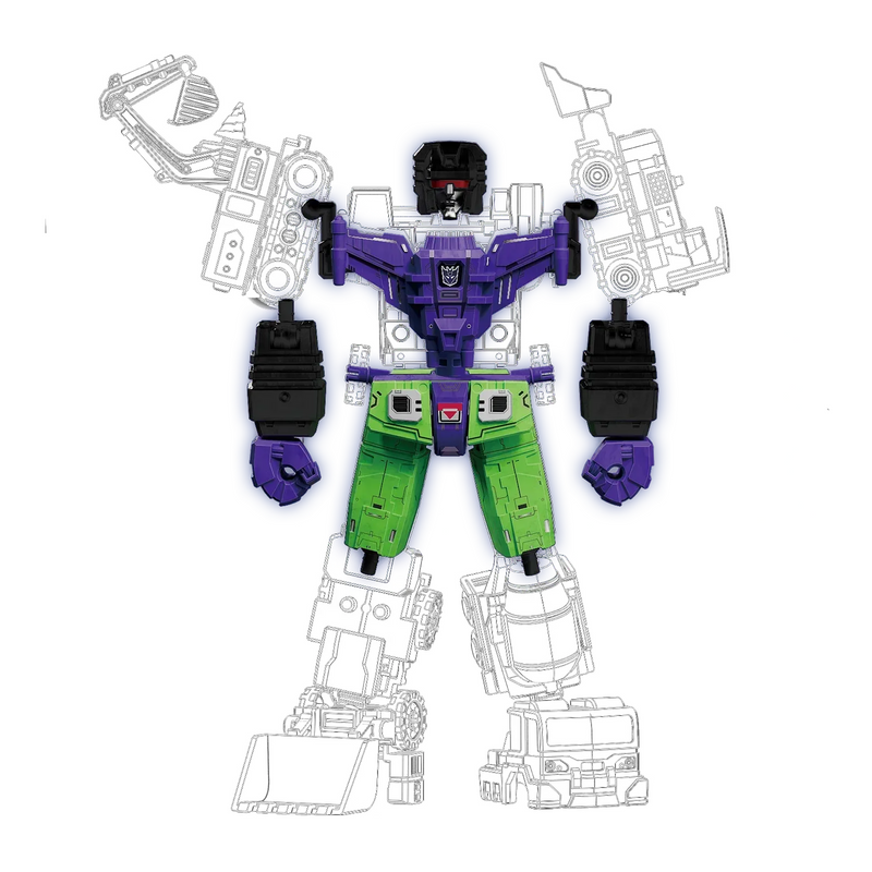 Blokees - Transformers Defender Version - Devastator Kits Combining Accessory - Collectables > Action Figures > toys -  Blokees