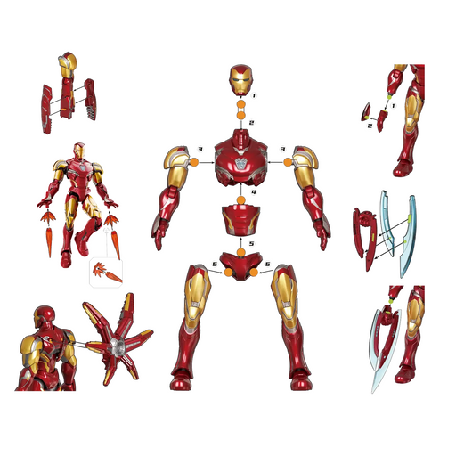 Blokees - Marvel Infinity Saga Champion Class - Iron Man MK85 - Collectables > Action Figures > toys -  Blokees