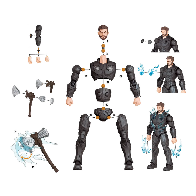Blokees - Marvel Infinity Saga Champion Class - Thor - Collectables > Action Figures > toys -  Blokees
