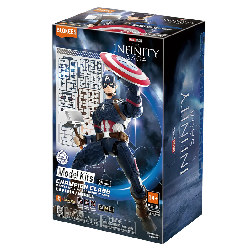Blokees - Marvel Infinity Saga Champion Class - Captain America - Collectables > Action Figures > toys -  Blokees