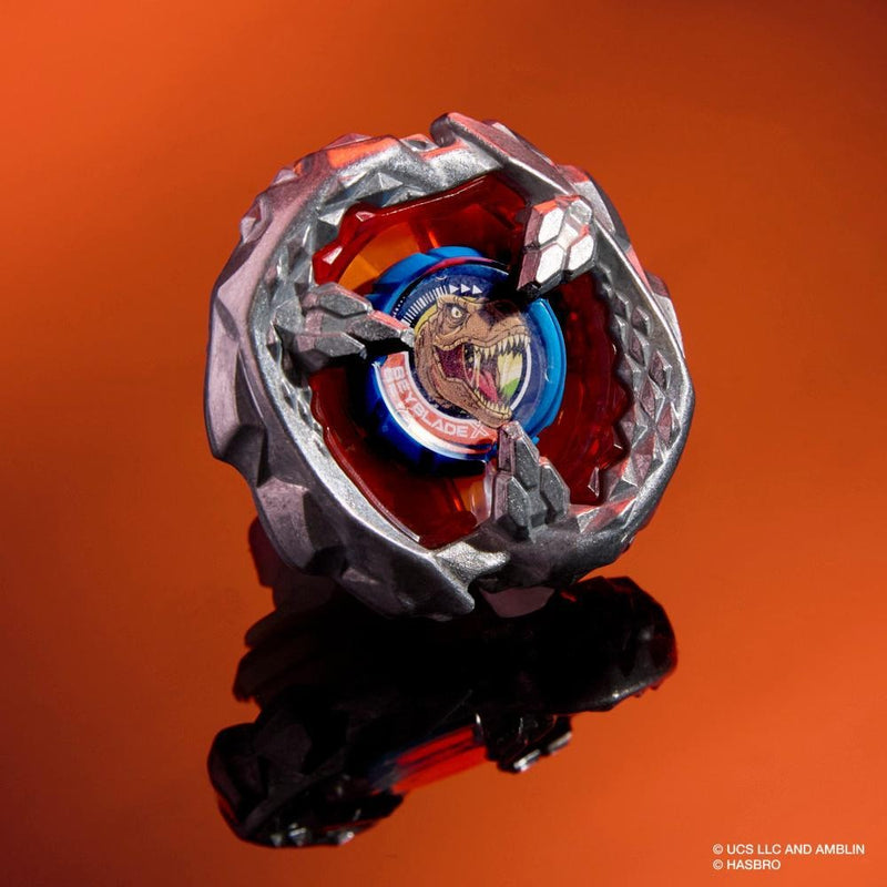 Beyblade X Jurassic World Collab T. Rex vs. Mosasaurus Multipack - Collectables > Action Figures > toys -  Hasbro