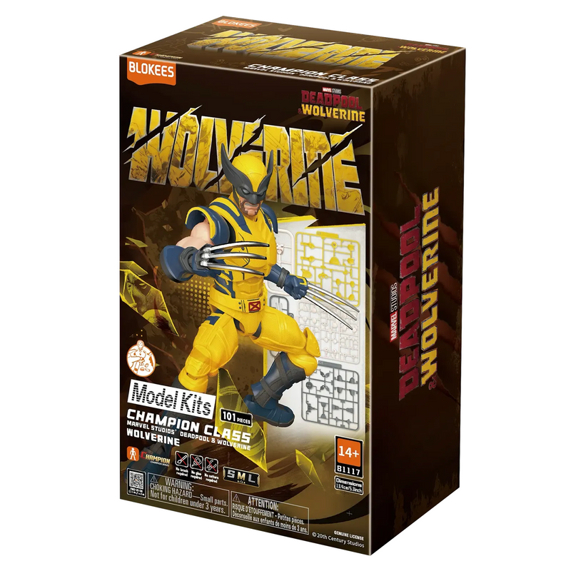 Blokees - Marvel Deadpool & Wolverine Champion Class - Wolverine - Collectables > Action Figures > toys -  Blokees