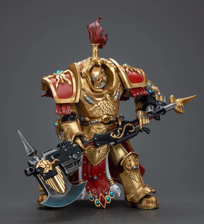 Warhammer 40K - Adeptus Custodes - Allarus Custodian with Castellan Axe - Collectables > Action Figures > toys -  Joy Toy