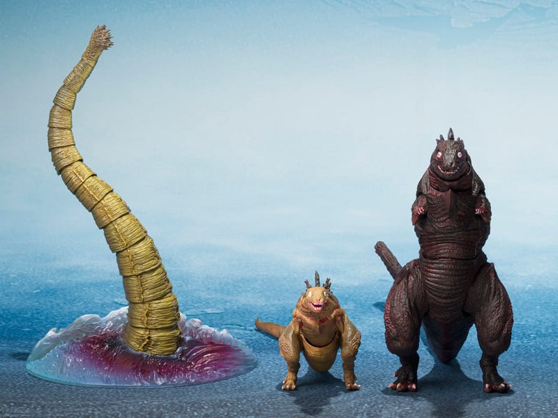 Shin Godzilla S.H.MonsterArts Godzilla 2nd Form & 3rd Form & Giant Unidentified Creature Action Figure Set (Preorder Aug 2026) - Collectables > Action Figures > toys -  Bandai