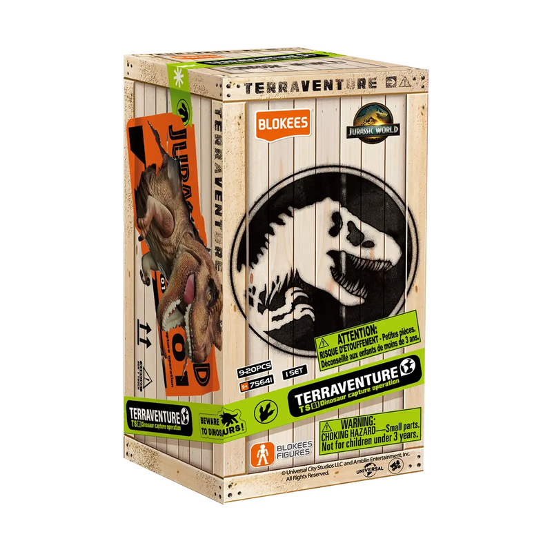 Blokees - Jurassic World Terraventure TS 01 - Dinosaur Capture Operation - Collectables > Action Figures > toys -  Blokees