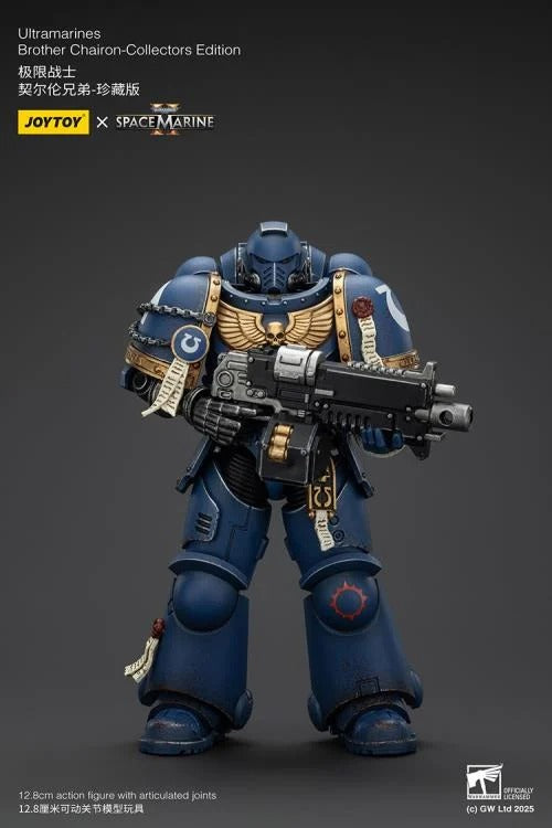 Warhammer 40K - Ultramarines - Space Marine 2 - Brother Chairon (Collectors Edition) - Collectables > Action Figures > toys -  Joy Toy
