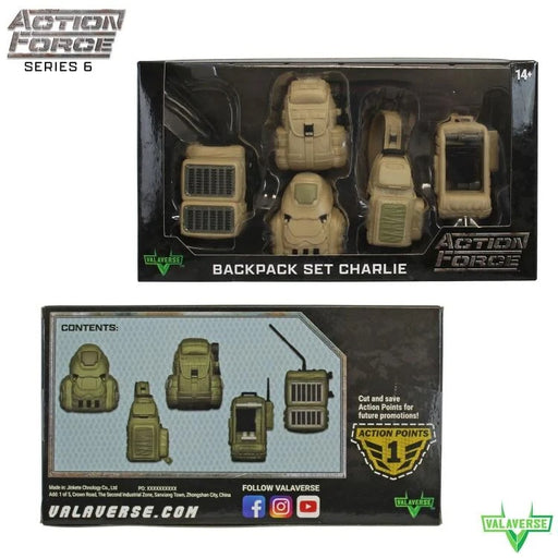 Action Force - Backpack (Charlie) 1/12 Scale Accessory Set - Accessories / Supplies For toys -  VALAVERSE